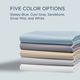 Tempur-Pedic® TEMPUR-Adapt® Luxe 2-Piece Silver Mist Egyptian Cotton Queen Pillow Cases-5