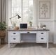 Legends Home Hampton Barnwood/Jasmin White Executive Desk-1