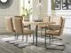 Signature Design by Ashley® Strumford 5-Piece Light Brown/Black Dining Set-3