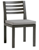 Ratana Element 5.0 Ash Grey Aluminum Dining Side Chair-0