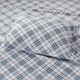 Olliix by True North by Sleep Philosophy Cozy Flannel Blue Plaid California King Cotton Printed Sheet Set-1
