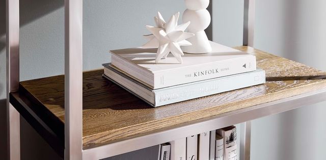 Bassett® Furniture BenchMade Midlothian Oak Etagere-1