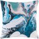 Surya Ebru Emerald 22"x22" Toss Pillow with Down Insert-0