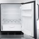 Summit® 5.5 Cu. Ft. Stainless Steel Under the Counter Refrigerator-2
