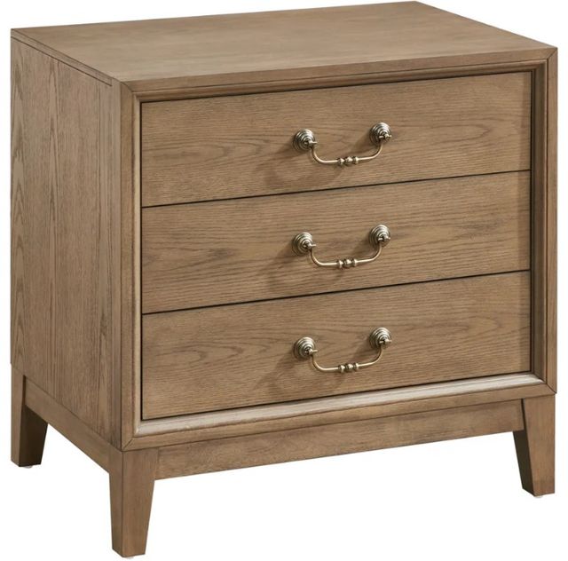 Flexsteel® Arlington Warm Oak 3-Drawer Nightstand-0