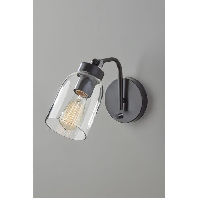 Adesso® Bristol Black Wall Lamp-2