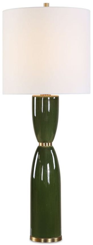 Uttermost® Nacua Deep Green Table Lamp-4
