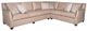 King Hickory Customizable Santiago 2-Piece Leather and Fabric Sectional -0