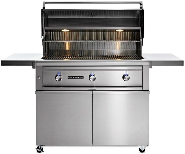 LYNX® Sedona 3-Burner Stainless Steel Freestanding Liquid Propane Grill-1