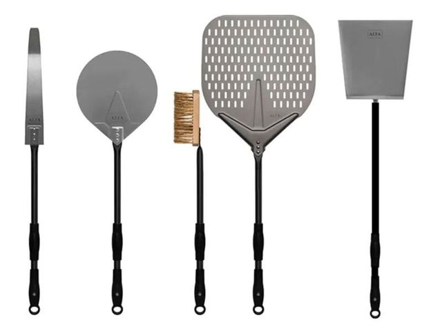 Alfa 48" 5 Piece Wood Large Peel Kit Black-0