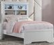 Global Furniture USA Pompei White Twin Bookcase Bed-1
