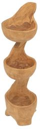A & B Home Natural Brown Display Rack with Three Tiers-1