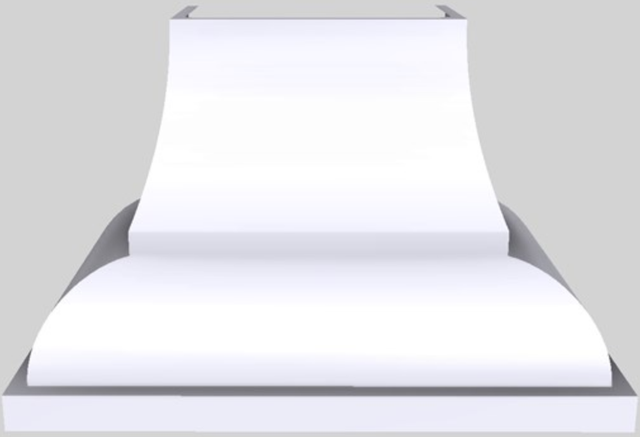 Vent-A-Hood® Designer Series 48" White Wall Mounted Range Hood-0