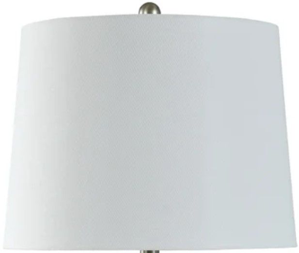 Stylecraft Taupe/White Table Lamp-1