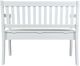 Jofran Inc. Artisan's Craft Distressed Weathered White Storage Bench-3