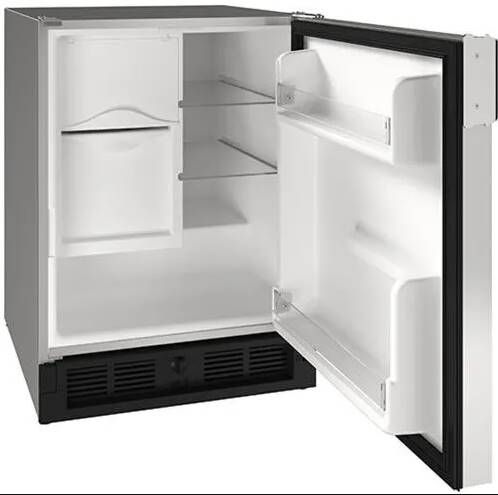 U-Line® 21" 2.1 Cubic Feet Black Compact Refrigerator-1