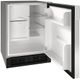 U-Line® 21" 2.1 Cubic Feet Black Compact Refrigerator-1