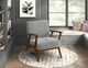 Homelegance® Arden Gray Accent Chair-1