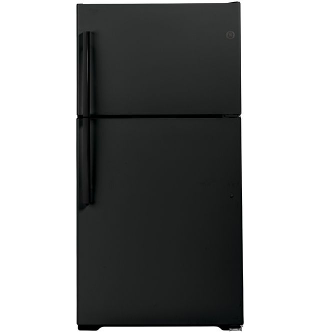 GE® 33" 21.9 Cu. Ft. Black Top Freezer Refrigerator-0