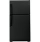 GE® 33" 21.9 Cu. Ft. Black Top Freezer Refrigerator-0