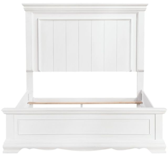 Homelegance® York White Queen Panel Bed-2