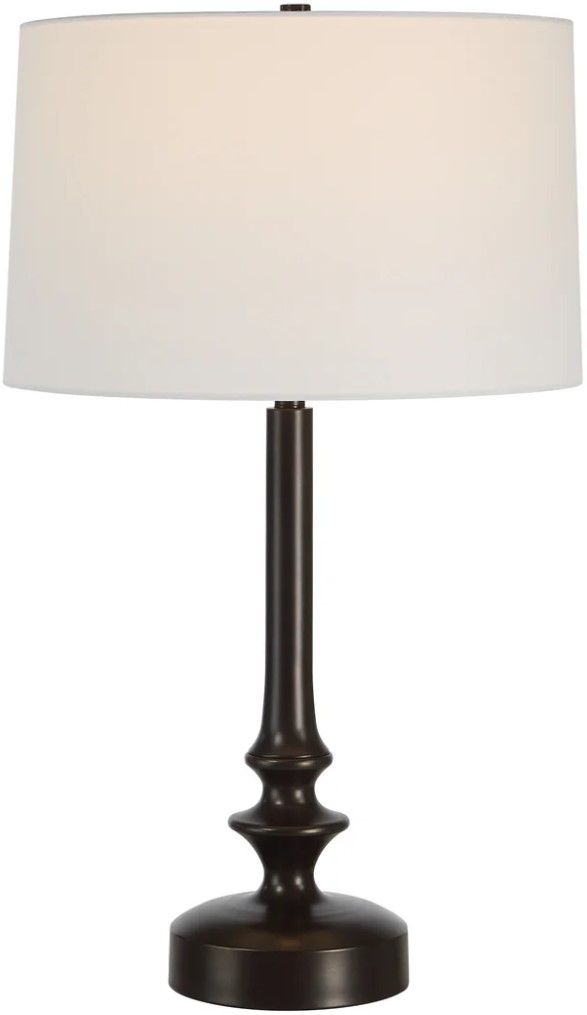 Renwil® Everren Zyra Matte Dark Bronze Table Lamp-2