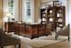 aspenhome® Hawthorn Brown Cherry L-Shaped Desk-1