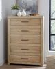 aspenhome® Modern Loft Modern Khaki 5-Drawer Chest-1
