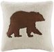 Olliix by Woolrich Multi Hadley Plaid Berber Square Pillow-0