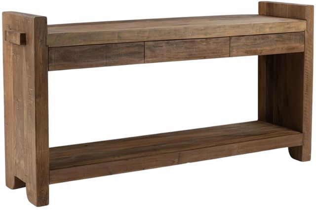 Classic Home Marsa Natural 3-Drawer Console Table-0