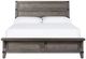 Intercon Forge Wire Brushed Steel Gray California King Panel Bed-2