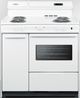Summit® 36" White Freestanding Electric Range-0