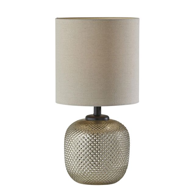 Adesso® Vivian Light Beige Table Lamp with Night Light-0