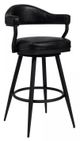 Armen Living Justin Vintage Black 30" Bar Stool-0
