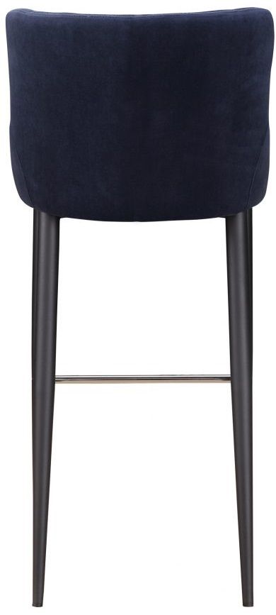 Moe's Home Collection Etta Dark Blue Bar Stool-1