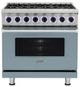 Viking® 7 Series 36" November Sky Pro Style Dual Fuel Range-0