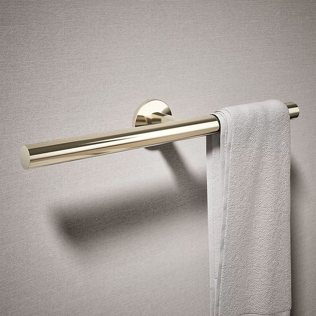 KOHLER® Components® Vibrant French Gold Double Towel Arm-1