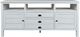 Jofran Inc. Artisan's Craft Distressed Weathered White 70" Media Console-1