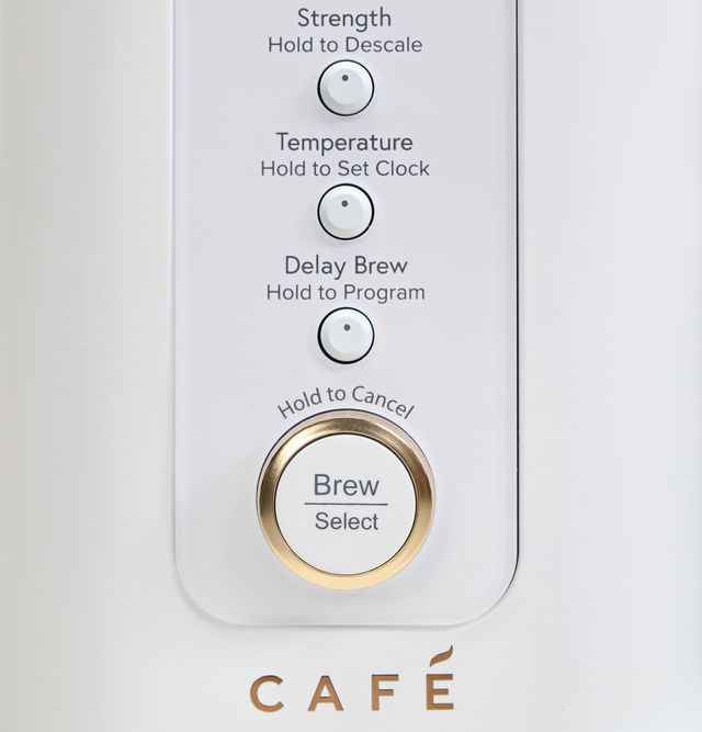 CAFÉ™ 10 Cup Matte White Specialty Drip Countertop Coffee Maker with Glass Carafe-4