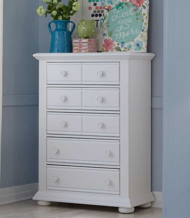 Liberty Furniture Summer House Oyster White Youth Chest-1