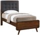Coaster® Robyn Dark Gray/Dark Walnut Twin Platform Bed -0
