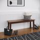 Jofran Inc. Simplicity Caramel Bench-4