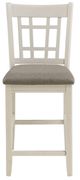 Homelegance® Junipero Antique White/Brown Counter Height Chair-2