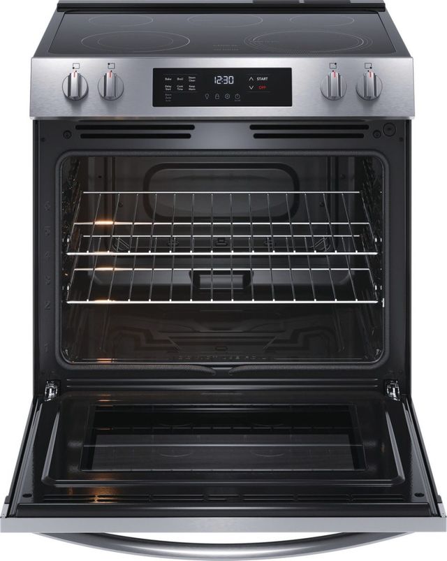 Frigidaire® 30"  Stainless Steel Slide-In Electric Range with Steam Clean-1