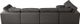 Meridian Furniture Plush Grey Velvet Standard Cloud Modular Sectional-3