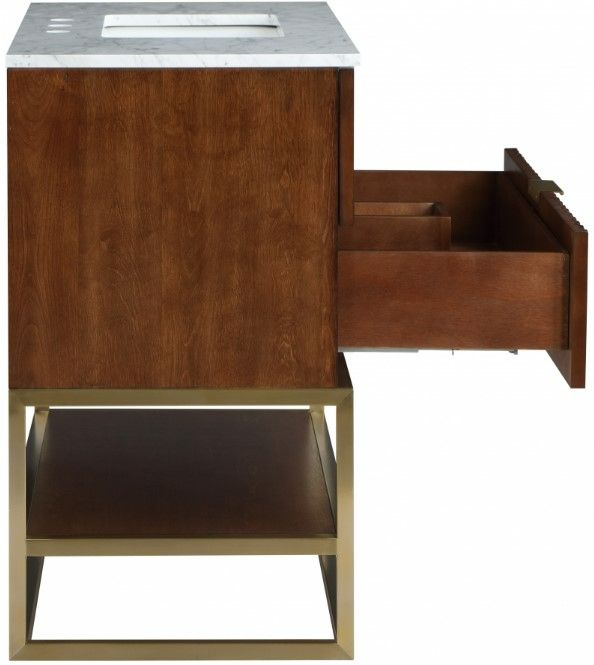 Meridian Furniture Monad Walnut 36" Bathroom Vanity-4