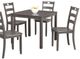 American Wholesale Furniture Amherst 5-Piece Gray Dining Set-0