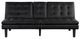 Furniture of America® Eidsberg Black Futon Sleeper Sofa-2
