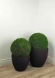 Le Present Sandstone Helmet Black 12" Planter-4