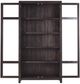 Hooker® Furniture Driftwood Burnt Timber Dining Display Cabinet-2